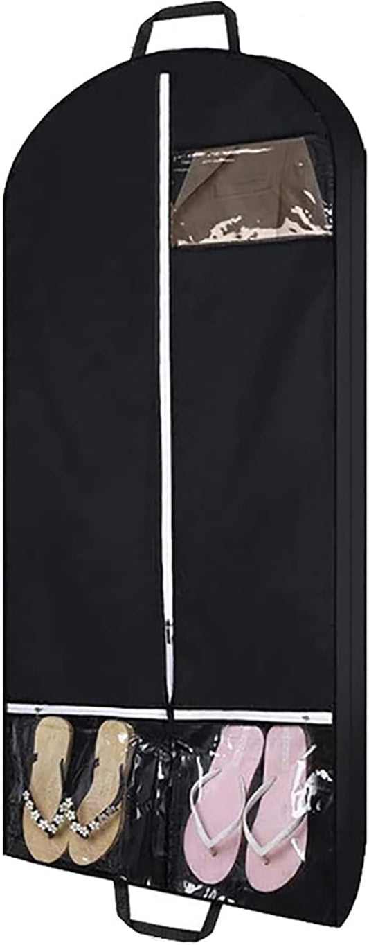 Garment Bags Hanging Clothes Travel, 50.4 Inch Long Suit Bags Cover for Women Dresses and Men Coats V1259-DP01-A-2492