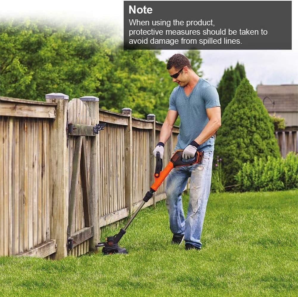 AF-100 String Trimmer Line Replacement - 30ft 0.065 Compatible With Black + Decker Autofeed System - Durable V1259-DP01-A-2511