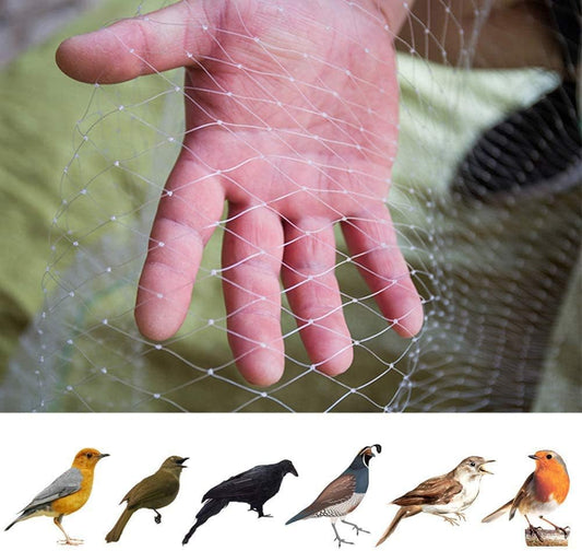 33 x 16 Ft Reusable Nylon Anti Bird Net Anti Bird Mesh Netting Anti Bird Protection Net for Garden Plant V1259-DP01-A-2512