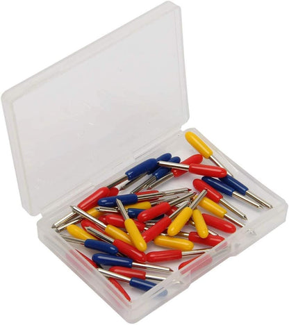 40PCS Replacement Blades for Explore Air/Air 2 Vinyl Cutting Machines, 20PCS 45 degrees Standard + 10PCS 30 V1259-DP01-A-2530