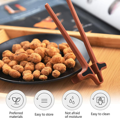 2Pcs Finger Chopsticks, Snack Chopsticks for Gamers Snack Clips Gamepad Accessories Mobile Game Accessories V1259-DP01-A-2535