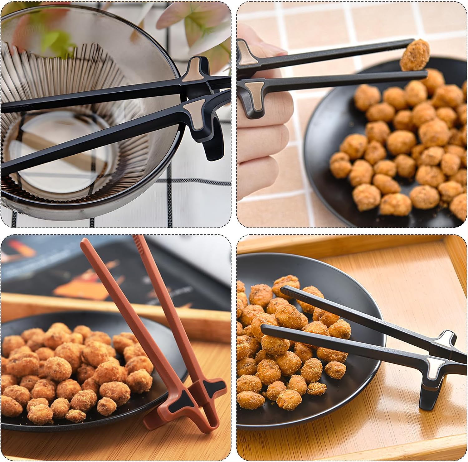 2Pcs Finger Chopsticks, Snack Chopsticks for Gamers Snack Clips Gamepad Accessories Mobile Game Accessories V1259-DP01-A-2535