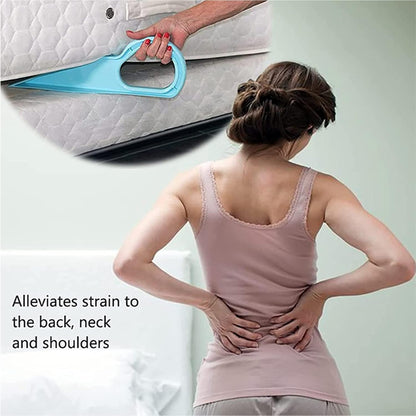 Mattress Lifter Mattress Wedge Elevator, 4 PCS 15.2"x5.4" Ergonomic Mattress Lifter Tool for Changing Sheets V1259-DP01-A-2541