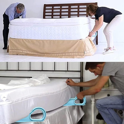 Mattress Lifter Mattress Wedge Elevator, 4 PCS 15.2"x5.4" Ergonomic Mattress Lifter Tool for Changing Sheets V1259-DP01-A-2541
