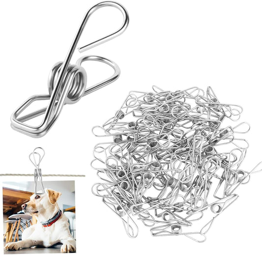 30 PCS Clothes Pins for Laundry Clips, 2.5 Inch Stainless Steel Clothespins for Outdoor, Clothes, Food V1259-DP01-A-2565