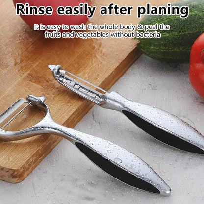 Vegetable Peeler Swivel Potato Peelers, Multifunction Peeler Set, Sharp Stainless Steel Blades and Ergonomic V1259-DP01-A-2588