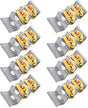 Taco Holders Taco Stand, 8 Packs Stainless Steel Taco Stand Rack Tray Hollow Corn Holders Can Hold 2 or 3 V1259-DP01-A-2595