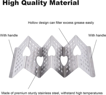 Taco Holders Taco Stand, 8 Packs Stainless Steel Taco Stand Rack Tray Hollow Corn Holders Can Hold 2 or 3 V1259-DP01-A-2595