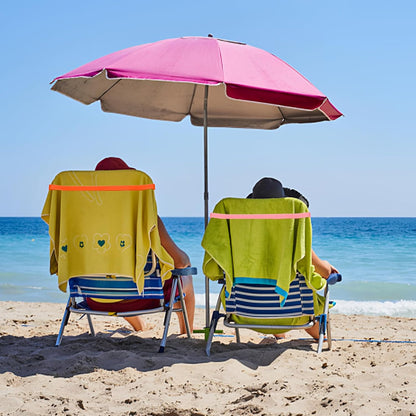 Towel Bands (4 Pack), Stretch Silicone Beach Towel Clips for Beach Pool & Cruise Chairs, Summer Beach Trip V1259-DP01-A-2605