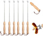 6 Pcs Marshmallow Roasting Sticks, 32 Inch Long Stainless Steel SmoresSticks Extendable Marshmallow Sticks V1259-DP01-A-2608