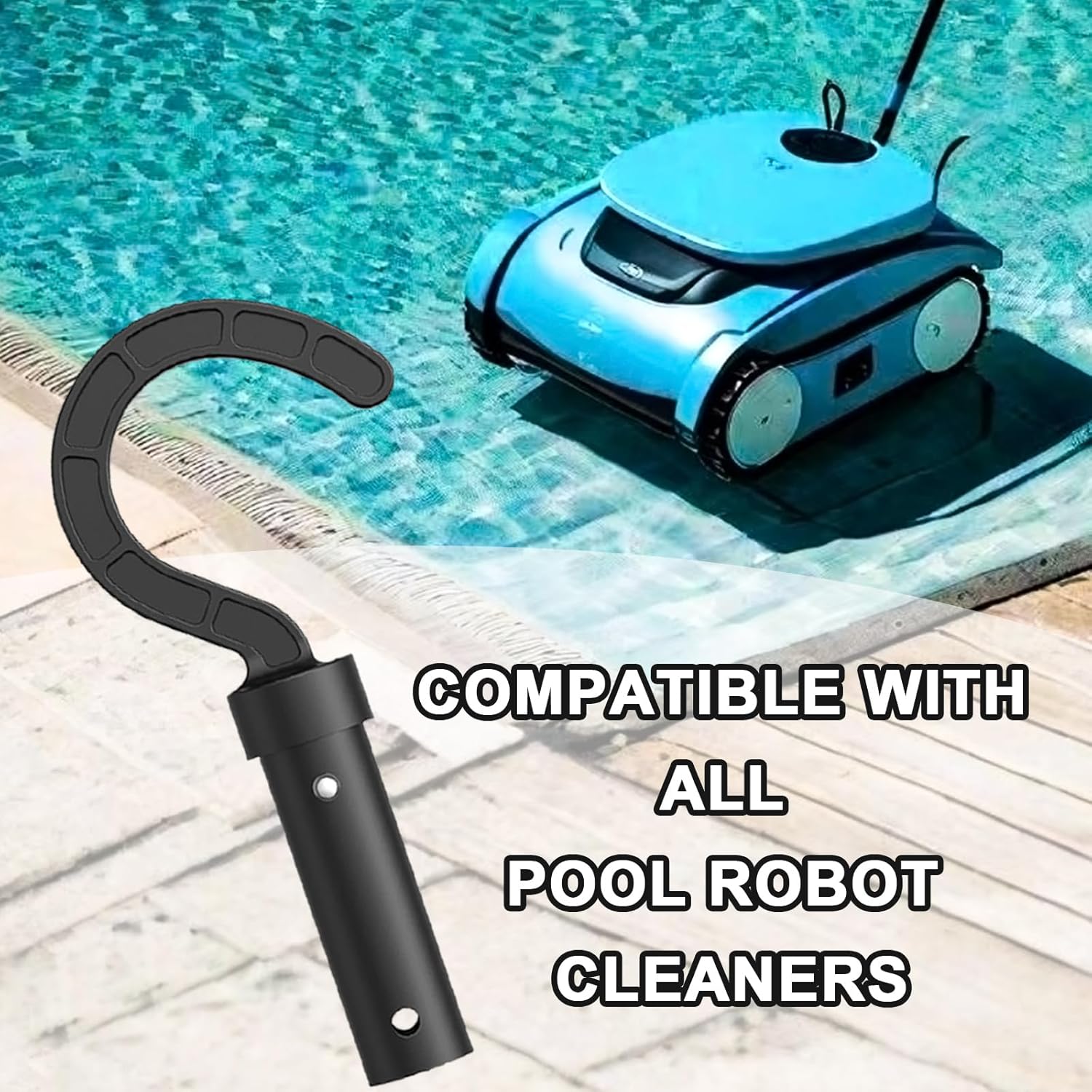 Hook for All Robotic Pool Cleaner, Pool Accessories Hook Customized for Pool Vacuum Robot Including V1259-DP01-A-2615