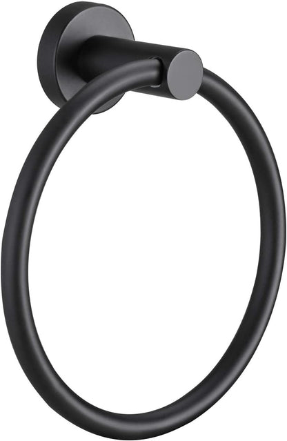 Hand Towel Ring, 304 Stainless Steel Towel Ring Hanging Round for Bathroom and Kitchen V1259-DP01-A-2617