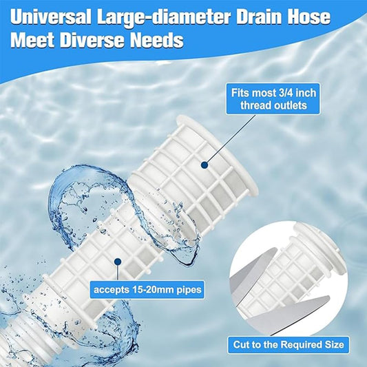 Dehumidifier Drain Hose,Patent Pending Dehumidifier Drain Hose,Flexible Universal Drain Hose with Cuttable V1259-DP01-A-2618