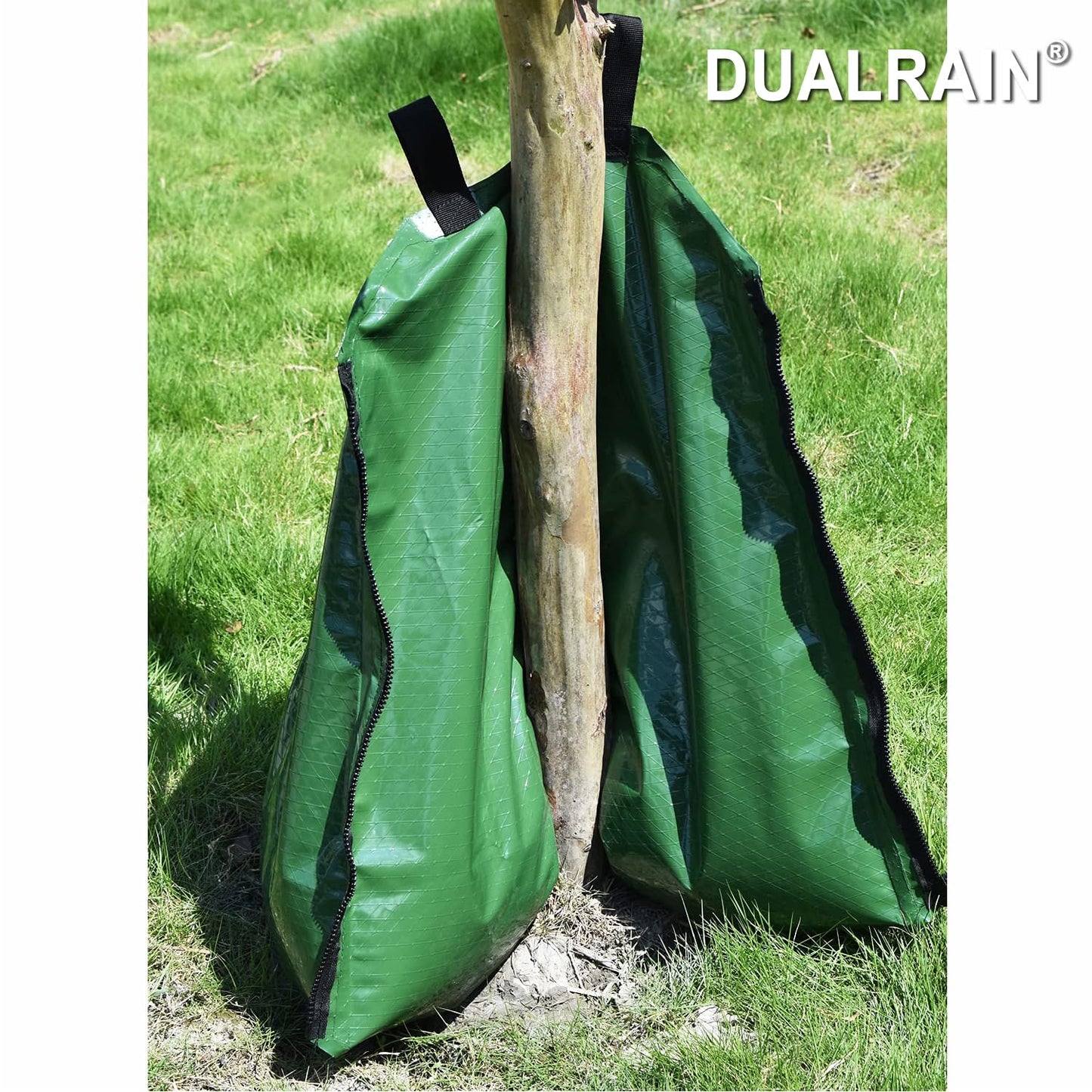20 Gallon Zipper Watering Bags (2 Pack) - Automatic Irrigation Drippers for New Plant Trees Trunk V1259-DP01-A-2620