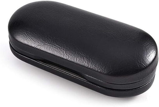 [2 in 1] Dual Glasses Case Hard Shell Eyeglass Case Protective for 2 Eyeglasses (Not Suitable for Sunglasses) V1259-DP01-A-2631