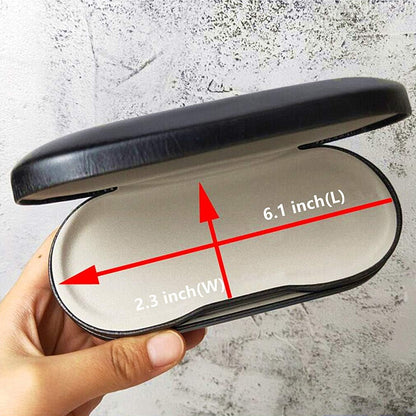 [2 in 1] Dual Glasses Case Hard Shell Eyeglass Case Protective for 2 Eyeglasses (Not Suitable for Sunglasses) V1259-DP01-A-2631