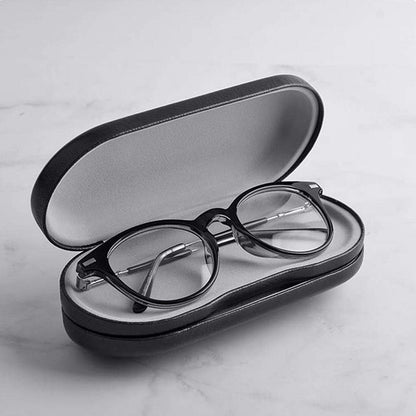 [2 in 1] Dual Glasses Case Hard Shell Eyeglass Case Protective for 2 Eyeglasses (Not Suitable for Sunglasses) V1259-DP01-A-2631