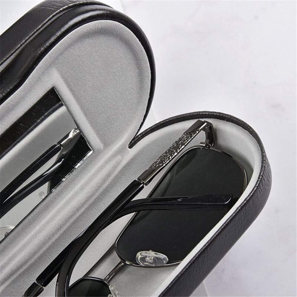 [2 in 1] Dual Glasses Case Hard Shell Eyeglass Case Protective for 2 Eyeglasses (Not Suitable for Sunglasses) V1259-DP01-A-2631