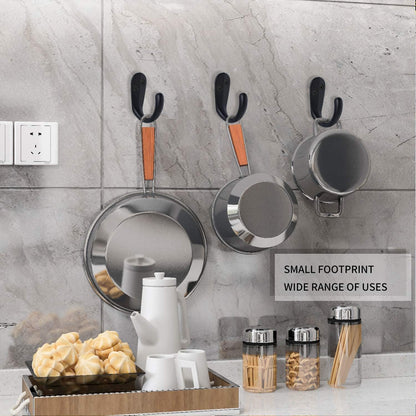 15PCS Coat Hooks Wall Mounted Single Prong Robe Hook for Hanging Towel Hooks with 30 Screws for Bags, Hat, V1259-DP01-A-2635