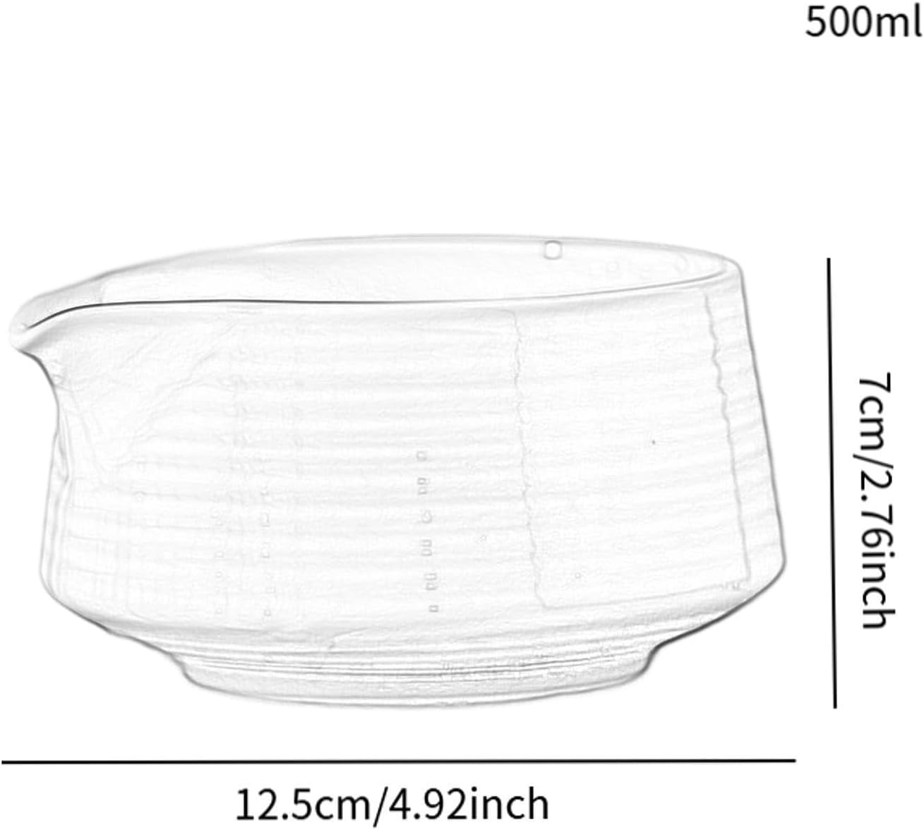 Japanese Matcha Bowl Handmade Matcha Ceremony Matcha Cup with Spout for Restaurant, White V1259-DP01-A-2639
