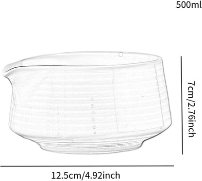 Japanese Matcha Bowl Handmade Matcha Ceremony Matcha Cup with Spout for Restaurant, White V1259-DP01-A-2639