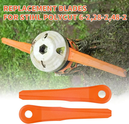 Pack of 24 Plastic Replacement Blades for Stihl Polycut 6-2, 28-2, 48-2,6-3, 7-3, 27-3, 47-3, Replace 4002 V1259-DP01-A-2641