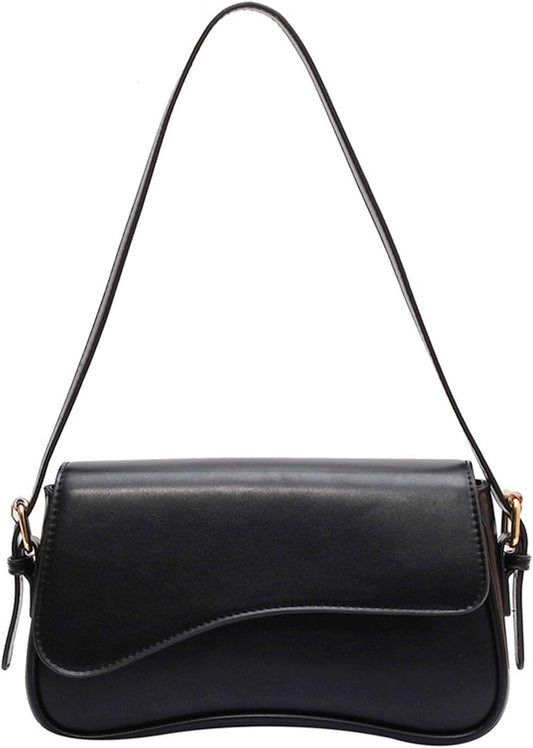 Women's Crescent Shoulder Bags Retro Y2k 90s Hobo Handbags Top Handle Faux Leather Underarm Bag Fashion V1259-DP01-A-2645