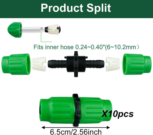 expandable garden hose repair kit plastic flexible hose repair kit male female hose connectors fittings V1259-DP01-A-2651