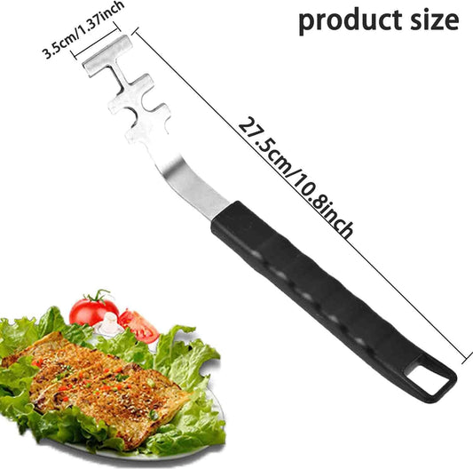 Stainless Steel Grill Grate Lifter Tool,Anti-Scald Grill Grate Tool for Charbroil Grill and More BBQ V1259-DP01-A-2656