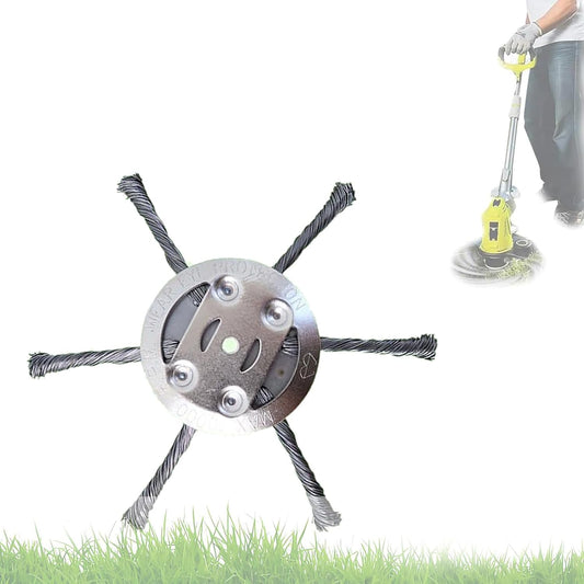 Universal Wire Weed Eater Head,Steel Wire Wheel Grass Trimmer,Steel Wire Weed Eater Head,Rotary Cutter V1259-DP01-A-2659