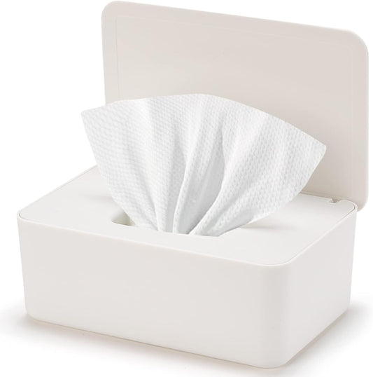 Baby Wipes Dispenser, Wipe Holder for Baby & Adult,Keeps Wet Tissue Fresh, Non-Slip Wipes Case, Flushable V1259-DP01-A-2665