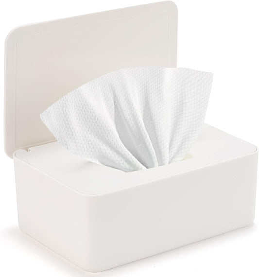 Baby Wipes Dispenser, Wipe Holder for Baby & Adult,Keeps Wet Tissue Fresh, Non-Slip Wipes Case, Flushable V1259-DP01-A-2665