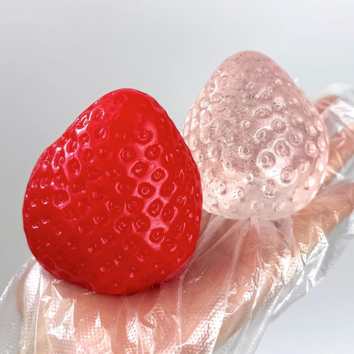 Taba Squishy Strawberry, Strawberry Taba Squishy Toys, Handmade Taba Squishy Clear Stress Relieving for V1259-DP01-A-2673