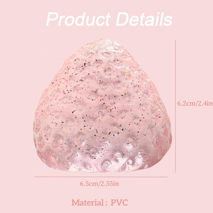 Taba Squishy Strawberry, Strawberry Taba Squishy Toys, Handmade Taba Squishy Clear Stress Relieving for V1259-DP01-A-2673