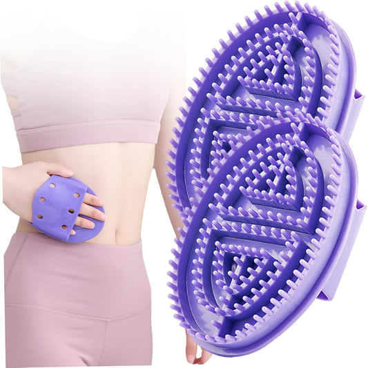 Meridian Massage Brush, 2pcs Non Scratch Soft Rubber Massage Combs, Relaxing Body Massager, Full-Body V1259-DP01-A-2674