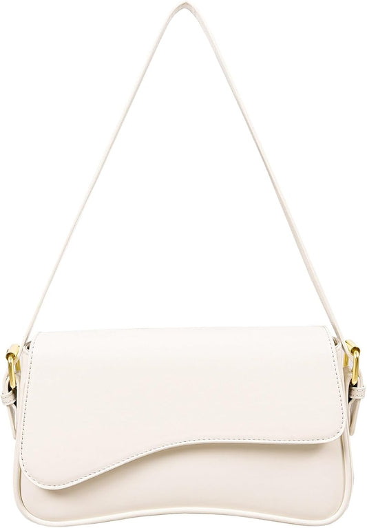 Women's Crescent Shoulder Bags Retro Y2k 90s Hobo Handbags Top Handle Faux Leather Underarm Bag Fashion V1259-DP01-A-2681