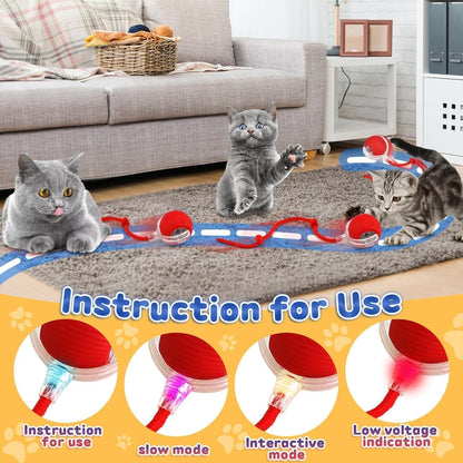 Interactive Rolling Dog Ball, Interactive Cat to-ys Rolling Ball Chewie Viral Dog Ball, Smart Automatic V1259-DP01-A-2689