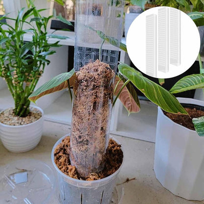 6 Pcs 24 Inch Plastic Moss Pole for Plants Monstera, Stackable for Indoor Work with Sphagnum Support V1259-DP01-A-2706
