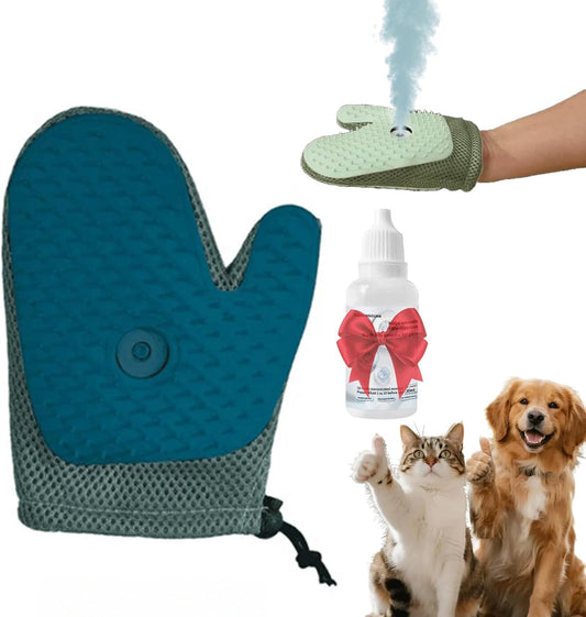 All-in-One Grooming Mist Glove for Pets, Grooming Mist Glove for Pets, Say Goodbye to Messy, Use Soothing V1259-DP01-A-2707