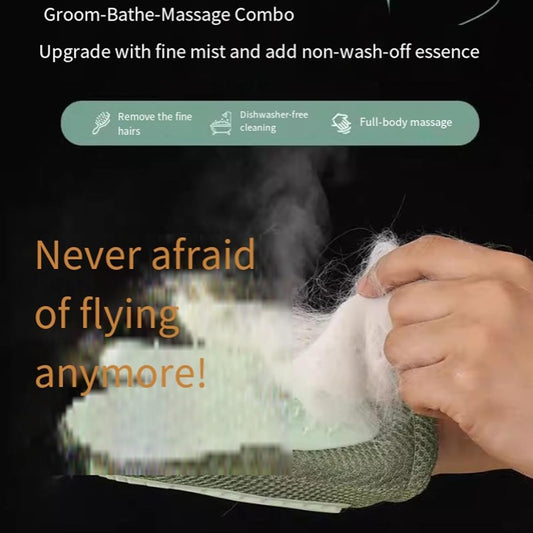 All-in-One Grooming Mist Glove for Pets, Grooming Mist Glove for Pets, Say Goodbye to Messy, Use Soothing V1259-DP01-A-2707