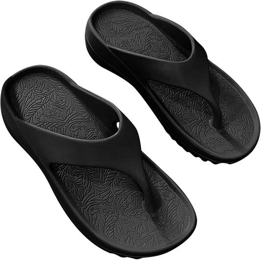 Cloud Flip Flops for Womens and Mens, Orthotic Lightweight Beach Pillow Slippers, Soft Cushion Flip-Flop V1259-DP01-A-2710