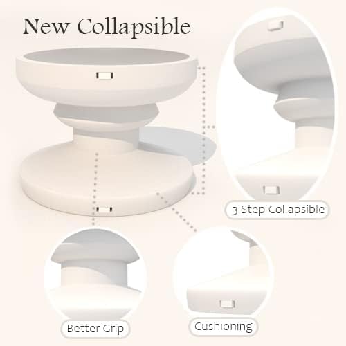 Heart-Shaped Phone Grip and Stand, Collapsible Expandable Design, Pink V1259-DP01-A-2732