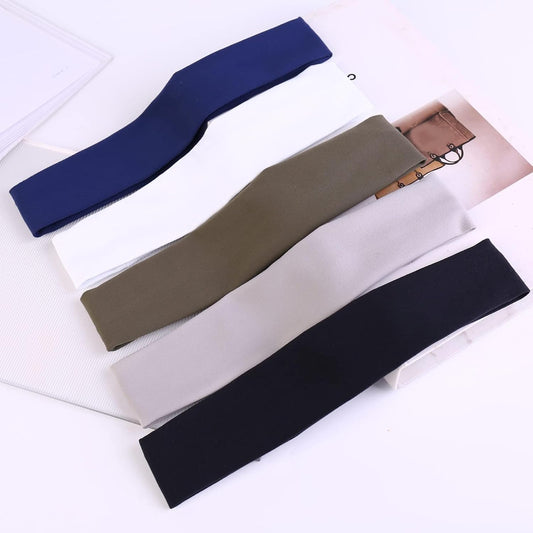 Sports Headbands for Men and Women, Moisture Wicking Sweatbands, 5-Pack, for Running, Cycling, Football, Yoga V1259-DP01-A-2736