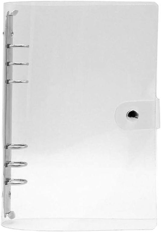 1Pc Transparent PVC Clip File Folder Loose Notebook Sheet R-ing Binder Diary Agenda School Office Supplies V1259-DP01-A-2754