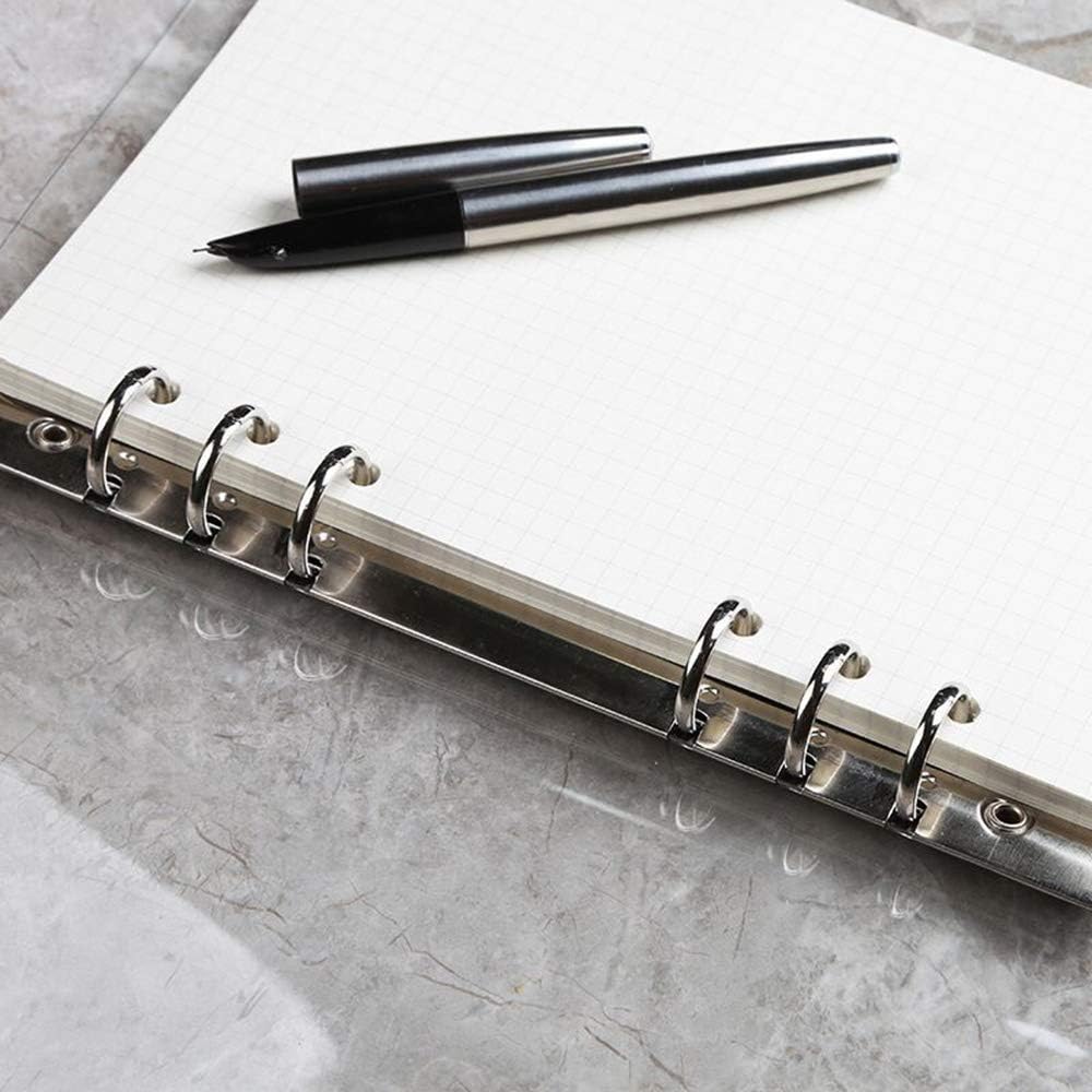 1Pc Transparent PVC Clip File Folder Loose Notebook Sheet R-ing Binder Diary Agenda School Office Supplies V1259-DP01-A-2754