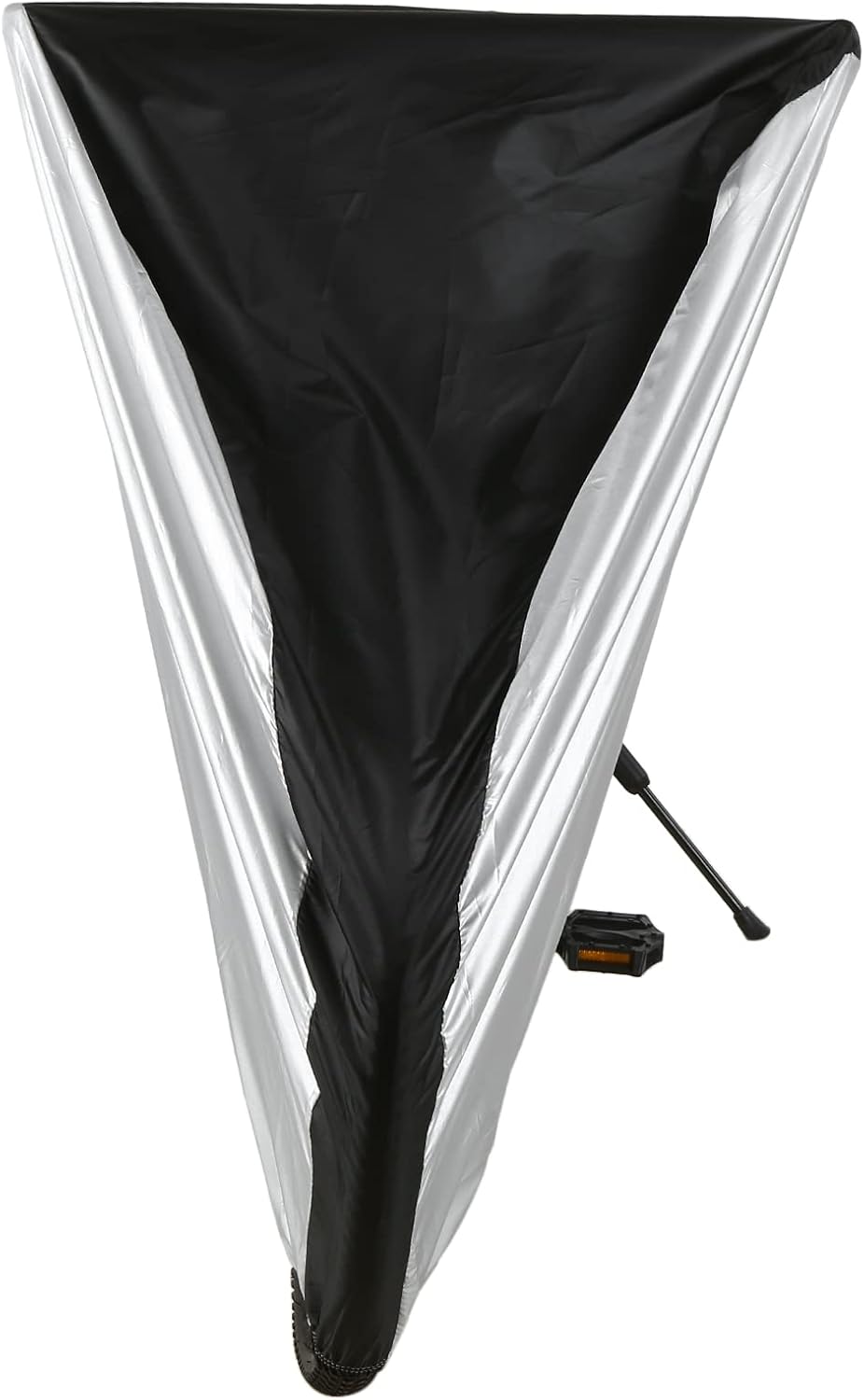 Silver-Coated 190T Polyester Cover for 20/24/26/29 Inch Bikes - Black/Black&Silver, S/M/L/XL Sizes, V1259-DP01-A-2777