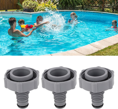 P6H1419-Compatible 40mm Plastic Pool Drain Valve with 32mm Inner Connector - Leak-Proof Design, Easy V1259-DP01-A-2779