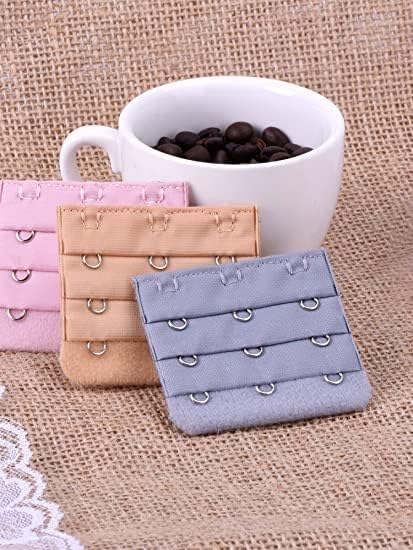 36 Pieces Bra Extenders Brassiere Extension Hooks, 2 and 3 Hooks, 18 Color V1259-DP01-A-2794