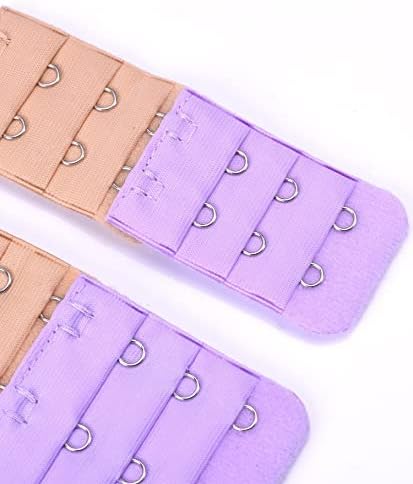 36 Pieces Bra Extenders Brassiere Extension Hooks, 2 and 3 Hooks, 18 Color V1259-DP01-A-2794