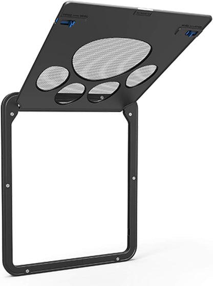 Pet Screen Door Sliding Screen Dogs Door with Magnetic Flap Lock Automatically for Medium Large Dogs V1259-DP01-A-2802